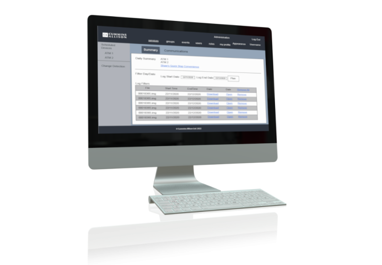 Image of CLM software on a screen